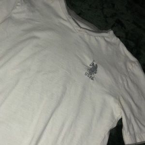 u.s polo assn. white shirt size 14/16 juniors